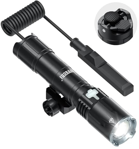 Feyachi FL27 LED Torch, 2000 Lumens, Extremely Bright Torch, Flashlight, Zoomable IPX7 Waterproof, with 4 Light Modes for Camping, Hiking, Emergencies