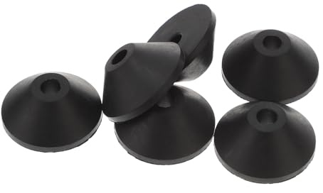 SOPOTUTU 20pcs M6 Conical Rubber Washers Seals Replacement Rubber Washers for Toilet Tank Bolts Leak-proof Waterproof Flush Fittings Maintenance Kit