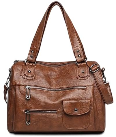 Damen Handtasche PU Leder, Große Shopper & Umhängetasche Tote Bag Hobo