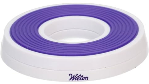Wilton Mini Non-Slip Cake Turntable – Mini Rotating cake Stand with Anti-Slip Rings, Optimal for Cupcakes, Cookies and Small Cakes, 360° Rotation, Supports up to 55 kg