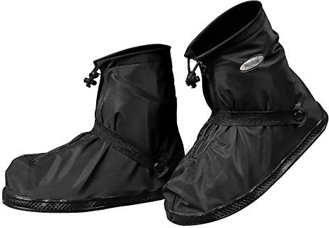 YMTECH Regenüberschuhe Wasserdicht Schuhe 1 Paar, Outdoor Rutschfester Radsportschuhe Überschuhe (38-39 EU)