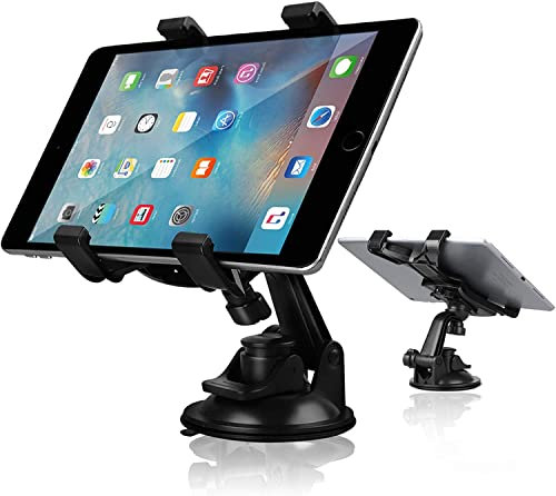 Linkstyle Soporte Tablet Coche Salpicadero, 360° Rotación Soporte Tableta Móvil Coche Parabrisas para 7-10 Pulgadas Tabletas