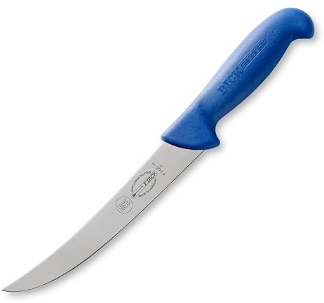 F. DICK Zerlegemesser / Metzgermesser ErgoGrip (Klinge Messer 18 cm, Messerstahl rostfrei, 56 HRC) - 82425181, Silber