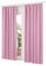 Deconovo Thermogardine Kälteschutz Verdunklungsvorhänge Gardine mit Kräuselband, 200x140 cm(HöhexBreite), Rosa, 2er Set