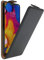 EAZY CASE Hülle kompatibel mit LG V40 ThinQ Flip Cover zum Aufklappen, Handyhülle aufklappbar, Schutzhülle, Flipcover, Flipcase, Flipstyle Case vertikal klappbar, aus Kunstleder, Schwarz