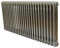 Korona Bare Metal Lacquered Horizontal 3 Column Radiator - 474mm (w) x 600mm (h)