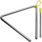 iGadgitz Xtra U7203 Musik Triangel Instrument, Percussion Triangel und Triangelschlägel - Silber und Gelb