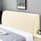 Kopfteilbezug für Bett,Stretch Bett Kopfteil Husse,Dehnbare Saubdichte Schutzhülle Bett Kopfteil Bezug Bettkopfteil Hussen Abdeckung Cover für Gepolsterte Schlafzimmer Kopfteil,190-210cm Creme