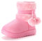Vorgelen Bambine e Neonato Carino Stivali da Neve Morbide Fodera Calda Stivaletti Ragazze Inverno Scarponi da Sci all'aperto (152 Rosa 27 EU = Etichetta 28)