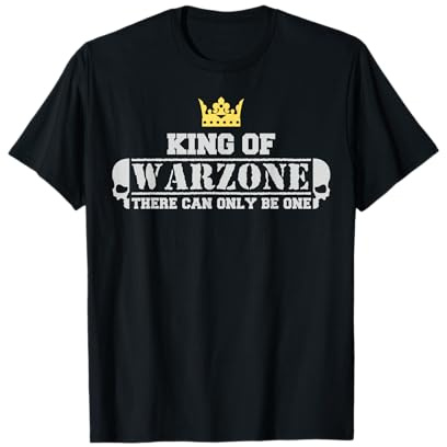 Kings of Warzone nennt Cod Duty Gaming Gamer T-Shirt