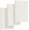 Skycase A6 Linie Papier [3 Packungen], Refill [135 Blatt/270 Seiten], 6 Löcher Lose Blätter, Nachfüllpapier für Filofax, Ringbücher, Notizen, Skizze, Einsätze (Linie, 171mm*95mm)