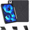 E NET-CASE Schutzhülle für iPad Air 5. Generation 2022, vertikale Standhülle mit automatischer Wake/Sleep-Funktion, Origami-Abdeckung für iPad Air 4. Generation 2020 10,9 Zoll (schwarz)
