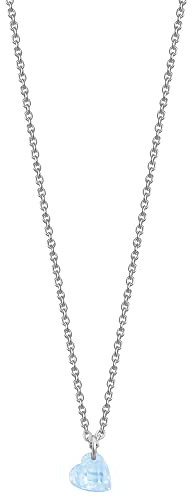 XENOX Damen 925 Sterling Silber Halskette mit Zirkonia-Anhänger in silberfarben - XS3607
