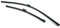 CarJoy Scheibenwischer Wischerblatt 650 mm 350 mm, 2er Pack, Kompatibel Mit Kia, Chevrolet, Hyundai, Opel, Buick, Front, Haken, 2 Stück