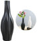 1stk Künstliche Pflanzen Für Wohnkultur Drinnen Schwarze Vase Schwarze Blumenvase Vase Herzstück Dekoration Tisch Rustikale Wohnkultur Bodenvase Groß 70cm Asa Fam Strauß Saftig