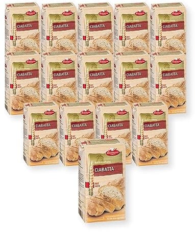 BIELMEIER 7,5 KG KÜCHENMEISTER Brotbackmischung Ciabatta a 0,5 KG Frießinger Mühle