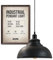 LEDSone Industriel Suspension Luminaire Rétro Lustre Plafonnier Vintage Lampe Éclairage de Plafond Abat-jour en Métal pour Restaurant Salon Chambre Cuisine Bar Couloir (Blanc) (Noir)
