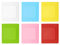 PATIKIL Light Switch Dust Cover, 6 Pack Blank Wall Plate Panel Switch Protector Dustproof Waterproof Protective Cover for Bathroom, Rubber 6 Colors