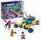 LEGO DREAMZzz 2-in-1 Der Weltraumbuggy von Mr. Oz, Set mit Spielzeug-Auto oder Space Shuttle, inklusive Minifiguren Mr. Oz, Albert und Jayden, Weltraum-Geschenk für Kinder ab 8 Jahren 71475