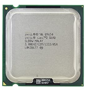 MovoLs Processeur CPU Compatible avec 2 Quad Q9650 SLB8W 3.0GHz 12MB 1333MHz Socket 775 Améliorer la Vitesse de Fonctionnement de l'ordina