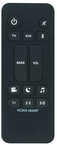 VINABTY Neu RE6214-1 Ersatz Fernbedienung RE62141 Soundbar Fernbedienung Ersatz für Polk Audio Surroundbar Soundbar RE6214-1 RE62141 Remote Controller