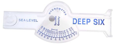 FRCOLOR Hydrometer für Meerwasser Salinitätsmesser für Fischbecken Aräometer für spezifisches Gewicht Gravimeter für Aquarien Salinimeter Aquarium Sole