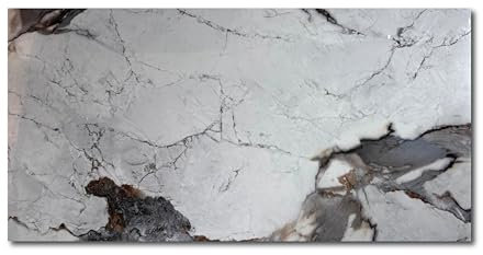 LoXus-3D Wandpaneele in Marmor / 1 Pcs 120x60cm / Alternative zu Badfliese | Küchenfliese, Duschwandpaneele, PVC Wandpaneel für Küchenrückwand, Badezimmer,Wohnbereiche-Wandverkleidung