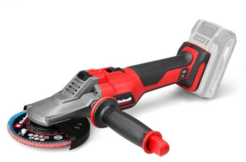 Einhell Professional Smerigliatrice angolare a testa piatta TP-AG 18/125 F Li BL-Solo Power X-Change (18 V, 700 W, disco Ø 125 mm, prof. 33 mm, brushless, incl. accessorio, batteria esclusa)