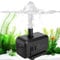 AQQA Submersible Water Pumps, 3500L/h Adjustable Flow Pond Pump, Ultra Quiet Water Feature Pump with Side/Bottom Suction, 3.3m High Lift Fountains Pump for Hydroponics, Small Pond, Aquariums