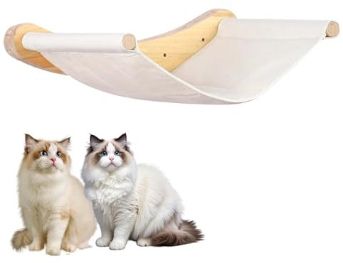 Hamac Chat Mural Fenêtre Perchoir Étagère, Supporte jusqu'à 12kg - Lit Suspendu Radiateur Panier