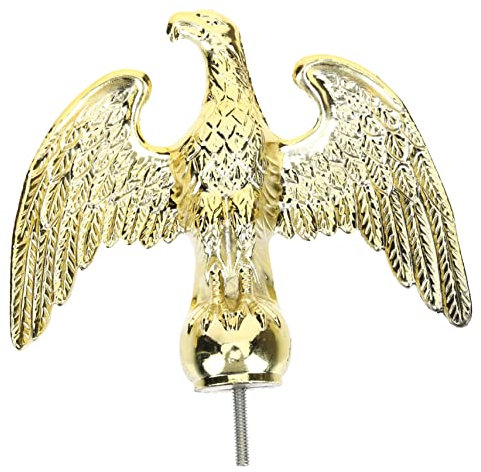 Garneck Flagpole Topper Mit Adler-Design Elegantes Fahnenmast-zubehör Für Garten Langlebig Einzigartiges Ornament Für Fahnenmasten Geschenkidee