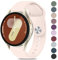 Oumida Correa Samsung para Samsung Galaxy Watch 7 6 40mm 44mm / FE 40mm / Galaxy Watch 6 Classic 47mm 43mm, 20mm Silicona Pulseras Reloj de Repuesto Deportiva para Mujer Hombre (Rosa)