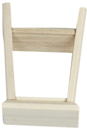 VICASKY Mini House Furniture Set Style Dolls House Flooring Wooden High Stand Diy Craft Accessory