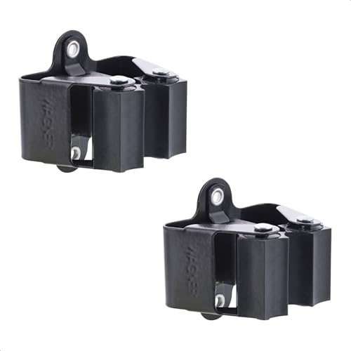 WAGNER - hooks4tools - Gerätehalter CLIP 2tlg. Set - 52 x 40 x 37 mm, Stahl verzinkt, Kunststoffklemme für Geräte Ø max. 3 cm, Tragkraft bis 2 kg - 15209502