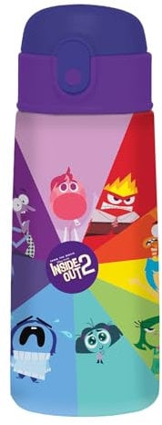 Seven Inside Out 2 Borraccia Termica, Viola, Mantenimento Temperatura fino a 24h, Borraccia Asilo, Scuola Elementare e Tempo Libero, Bambina