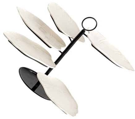 FUNOMOCYA 1 Set Vassoio per Dessert Rimovibile Piatto per Torte Design per Feste e Nic