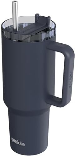 Quokka STREAM | Mug isotherme en acier inoxydable noir XL 1200 ml