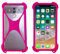 Lankashi Housse Case Cover Etui Coque Soft Silicone Bumper Couverture Protecteur Phone Case pour Bigme HiBreak E Ink 5.84 Rose
