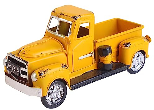 Homoyoyo Mini-weihnachtsbaum für Lkw Künstliche Weihnachtsdeko für Drinnen Vintage-lkw-deko Moderne Tischdeko für Weihnachten