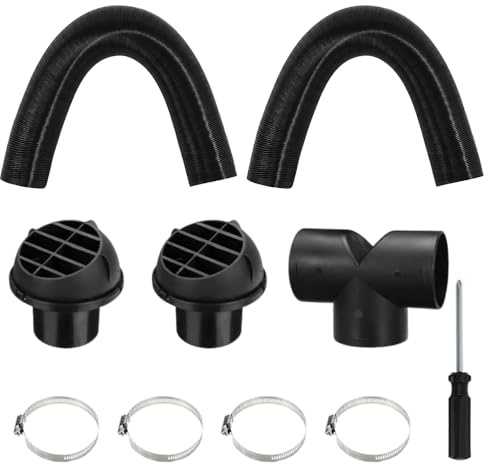 75mm Auto Heizung Rohr Kanal, Diesel Standheizung Zubehör, T-Rohr-Set warmluftschlauch, Auto-Heizungsschlauch, Auto Heizungsschlauch für Standheizung Webasto Eberspacher