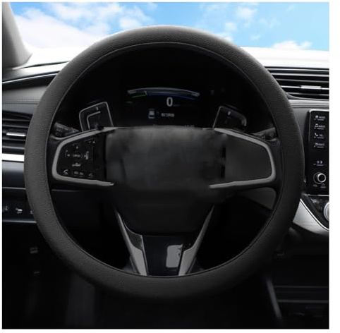 Auto Lenkradhülle für OPEL Mokka X 2016-2024 2025, Auto Lenkradhülle Aus Silikon, Anti-Rutsch Lenkradhülle Atmungsaktiv Lenkradbezug,A