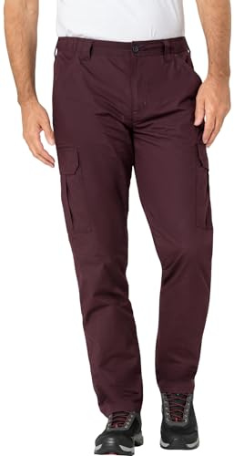 Spitzbergen Thermohose Herren, gefütterte Freizeithose mit 100% Baumwollflanell, ideal als Sporthose, Wanderhose oder Outdoorhose lang an kalten Tagen, Gr. 24-60