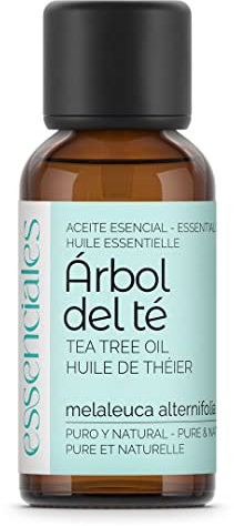 Essenciales - Aceite Esencial de Árbol de Té, 100% Puro, 30ml | Aceite Esencial Melaleuca Alternifolia - Tonificante, Antiséptico y Antifúngico