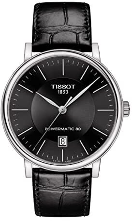 Tissot Herren-Uhren Analog Automatik One Size Leder 87603679