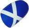 Chix Nails Nail Wraps Scottish Flag Scotland Blue White Saint Andrew's Cross Fingers Toes Vinyl Foils