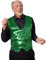 dressforfun 901000 Herren Pailletten Anzug Weste, V-Ausschnitt, Ärmellos, grün - diverse Größen - (XXL | Nr. 303980)