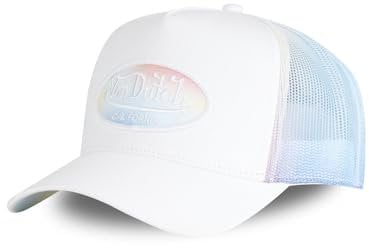 Von Dutch Kappe für Damen und Herren, Trucker-Kappe, verstellbar, weiß, Einheitsgröße