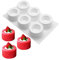 Moules Pudding en Silicone Gâteau- Lot de 9 3D Pour Glaçons Gelée Mousse Fondant Antiadhésif Moule à Pâtisserie Professionnel Cuisson Réutilisables Chocolat Pain, gâteaux fromage, quiche, muffins