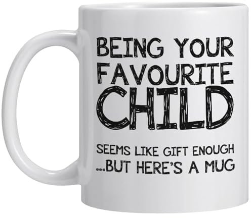 Funny Coffee Mug - Mum & Dad Gifts, Mothers Day, Fathers Day, Christmas Presents from Daughter, Son, Kids - Fun Birthday Gifts Cup for Parents