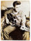 Kustom Art Magnet (magnet) Series Famous Actors Elvis Presley Vintage Style for Refrigerator/Garage/Bar Print on Wood 10x6cm